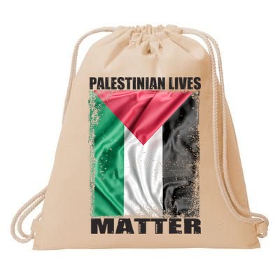 Palestinian Lives Matter Free Palestine Flag Palestinian Drawstring Bag
