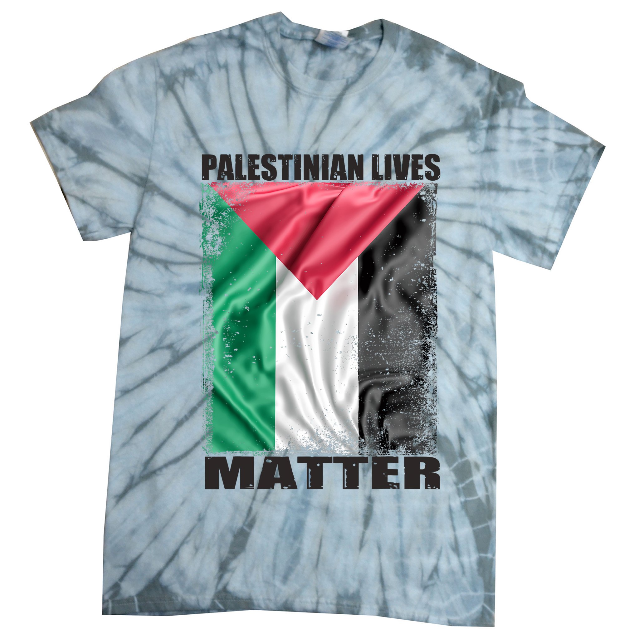 Palestinian Lives Matter Free Palestine Flag Palestinian Tie-Dye T-Shirt