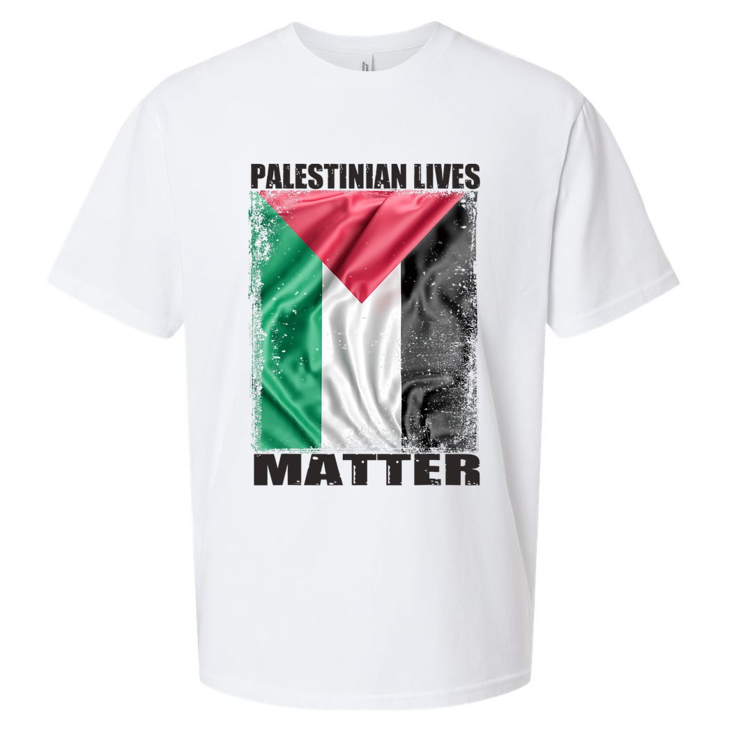 Palestinian Lives Matter Free Palestine Flag Palestinian Sueded Cloud Jersey T-Shirt