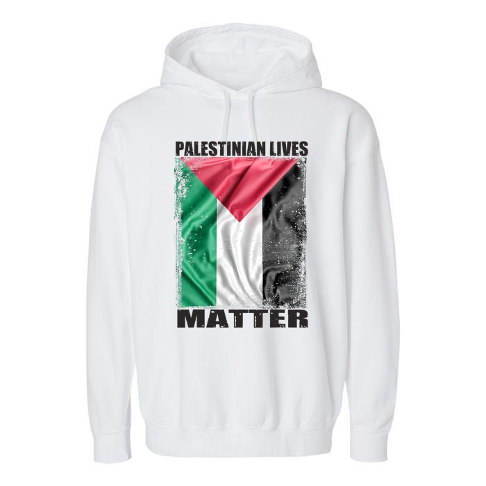 Palestinian Lives Matter Free Palestine Flag Palestinian Garment-Dyed Fleece Hoodie