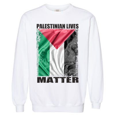 Palestinian Lives Matter Free Palestine Flag Palestinian Garment-Dyed Sweatshirt