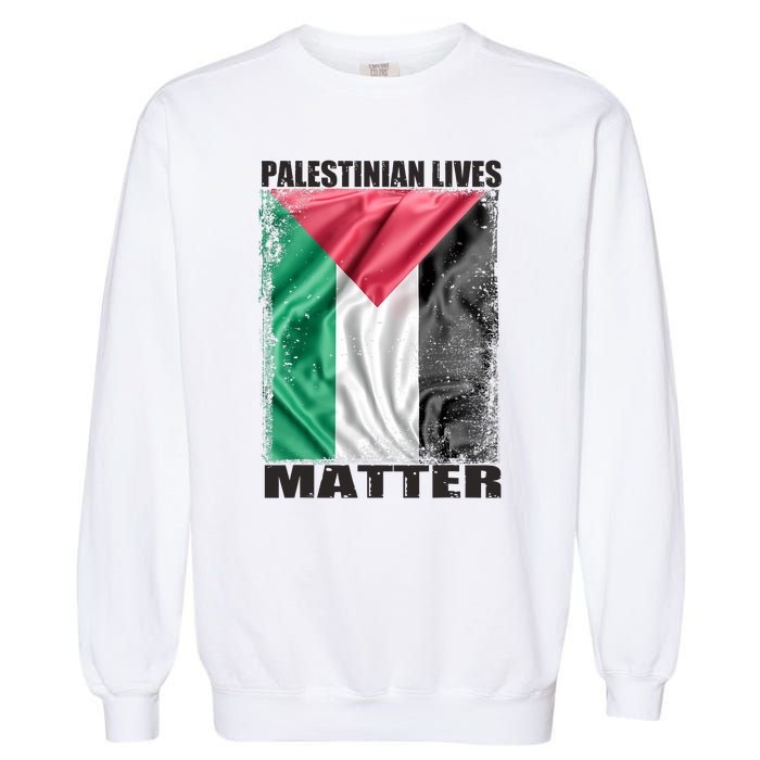 Palestinian Lives Matter Free Palestine Flag Palestinian Garment-Dyed Sweatshirt