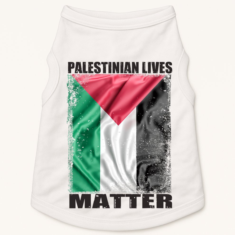 Palestinian Lives Matter Free Palestine Flag Palestinian Doggie Tank