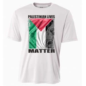 Palestinian Lives Matter Free Palestine Flag Palestinian Cooling Performance Crew T-Shirt