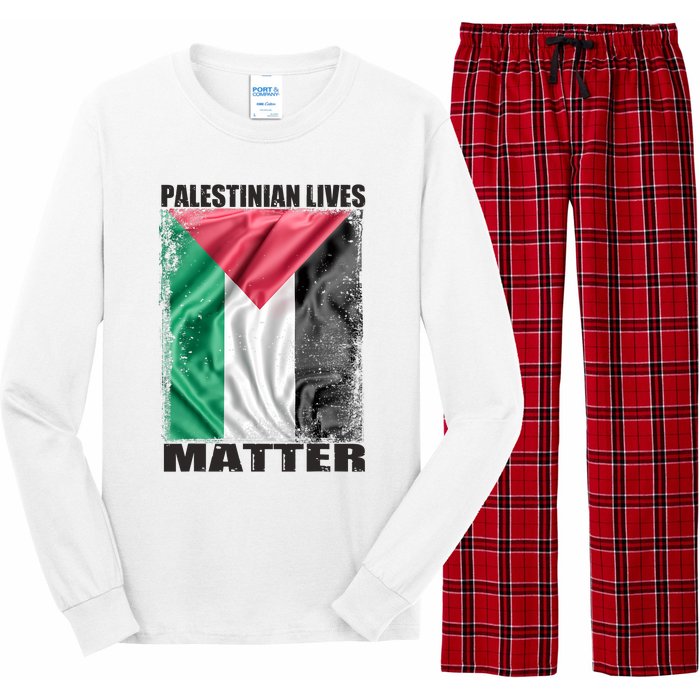 Palestinian Lives Matter Free Palestine Flag Palestinian Long Sleeve Pajama Set