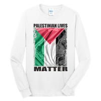 Palestinian Lives Matter Free Palestine Flag Palestinian Tall Long Sleeve T-Shirt