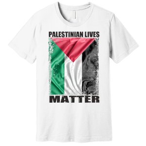 Palestinian Lives Matter Free Palestine Flag Palestinian Premium T-Shirt