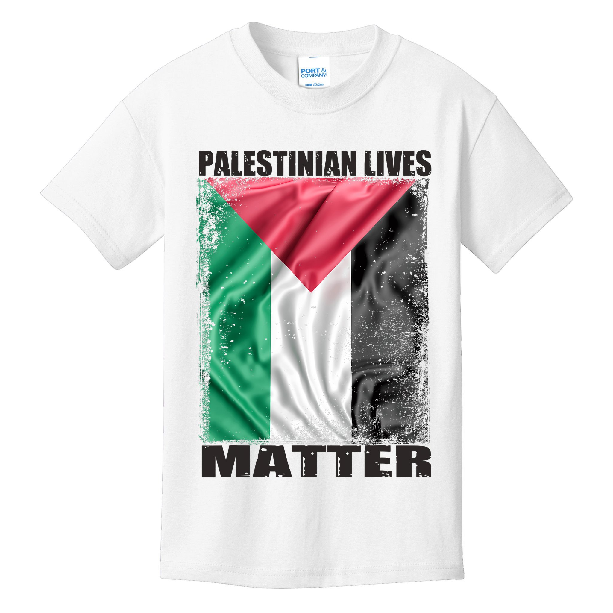 Palestinian Lives Matter Free Palestine Flag Palestinian Kids T-Shirt