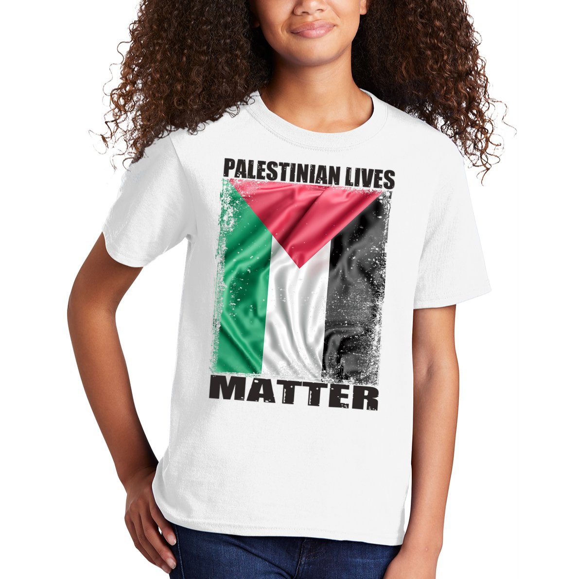 Palestinian Lives Matter Free Palestine Flag Palestinian Kids T-Shirt