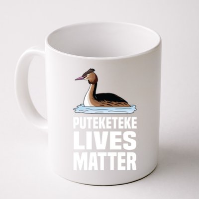 Puteketeke Lives Matter Funny Bird New Zealand Coffee Mug