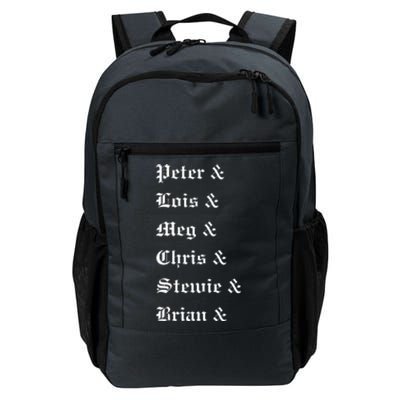 Peter Lois Meg Chris Stewie Brian Daily Commute Backpack