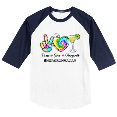 Peace Love Margarita Nurse On Vacay Summer Vibes Summer Meaningful Gift Baseball Sleeve Shirt