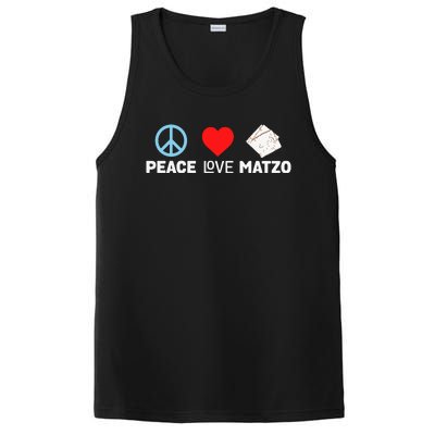 Peace Love Matzo Funny Passover Seder Jewish Food PosiCharge Competitor Tank