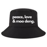 Peace Love & Moo Deng Cool Comfort Performance Bucket Hat