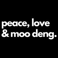 Peace Love & Moo Deng Cooling Performance Crew T-Shirt