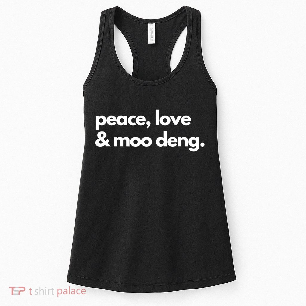 Peace Love & Moo Deng Womens Tank Top