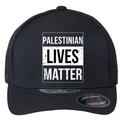 Palestinian Lives Matter Palestine Muslim Arabic Flexfit Unipanel Trucker Cap