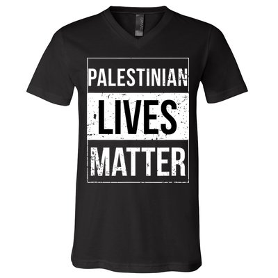 Palestinian Lives Matter Palestine Muslim Arabic V-Neck T-Shirt