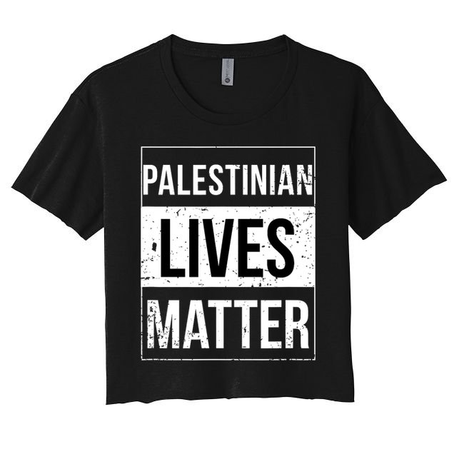 Palestinian Lives Matter Palestine Muslim Arabic Crop Top