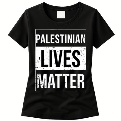 Palestinian Lives Matter Palestine Muslim Arabic Womens T-Shirt