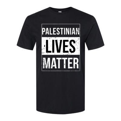 Palestinian Lives Matter Palestine Muslim Arabic Softstyle® CVC T-Shirt