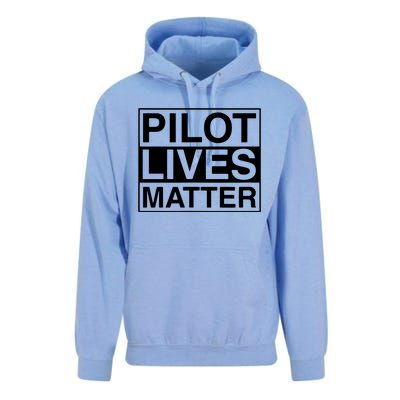 PILOT LIVES MATTER Funny Pilot Unisex Surf Hoodie