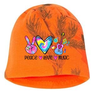 Peace Love Music Tie Dye Kati - Camo Knit Beanie