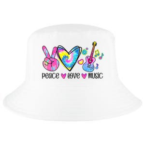 Peace Love Music Tie Dye Cool Comfort Performance Bucket Hat