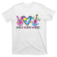 Peace Love Music Tie Dye T-Shirt