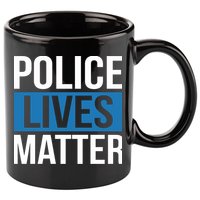 POLICE LIVES MATTER 11oz C Handle Ceramic Mug