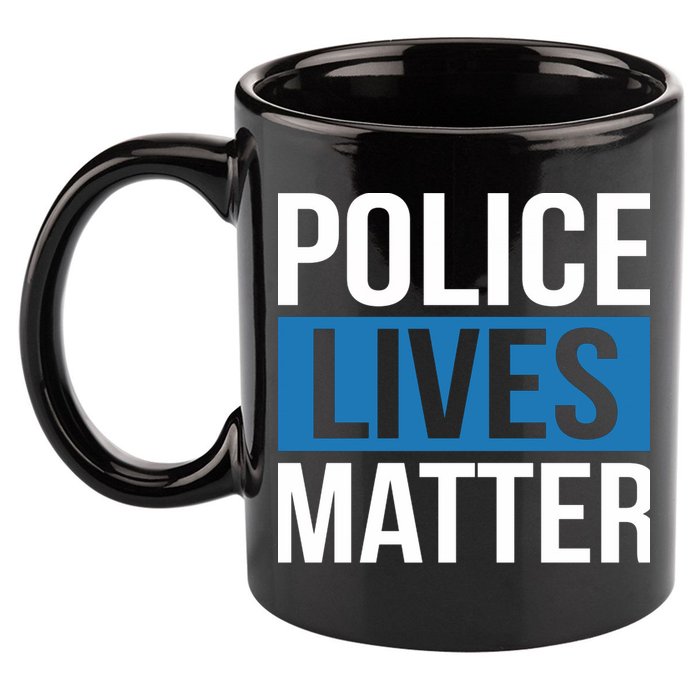 POLICE LIVES MATTER 11oz C Handle Ceramic Mug