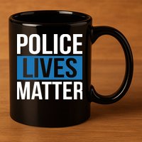 POLICE LIVES MATTER 11oz C Handle Ceramic Mug