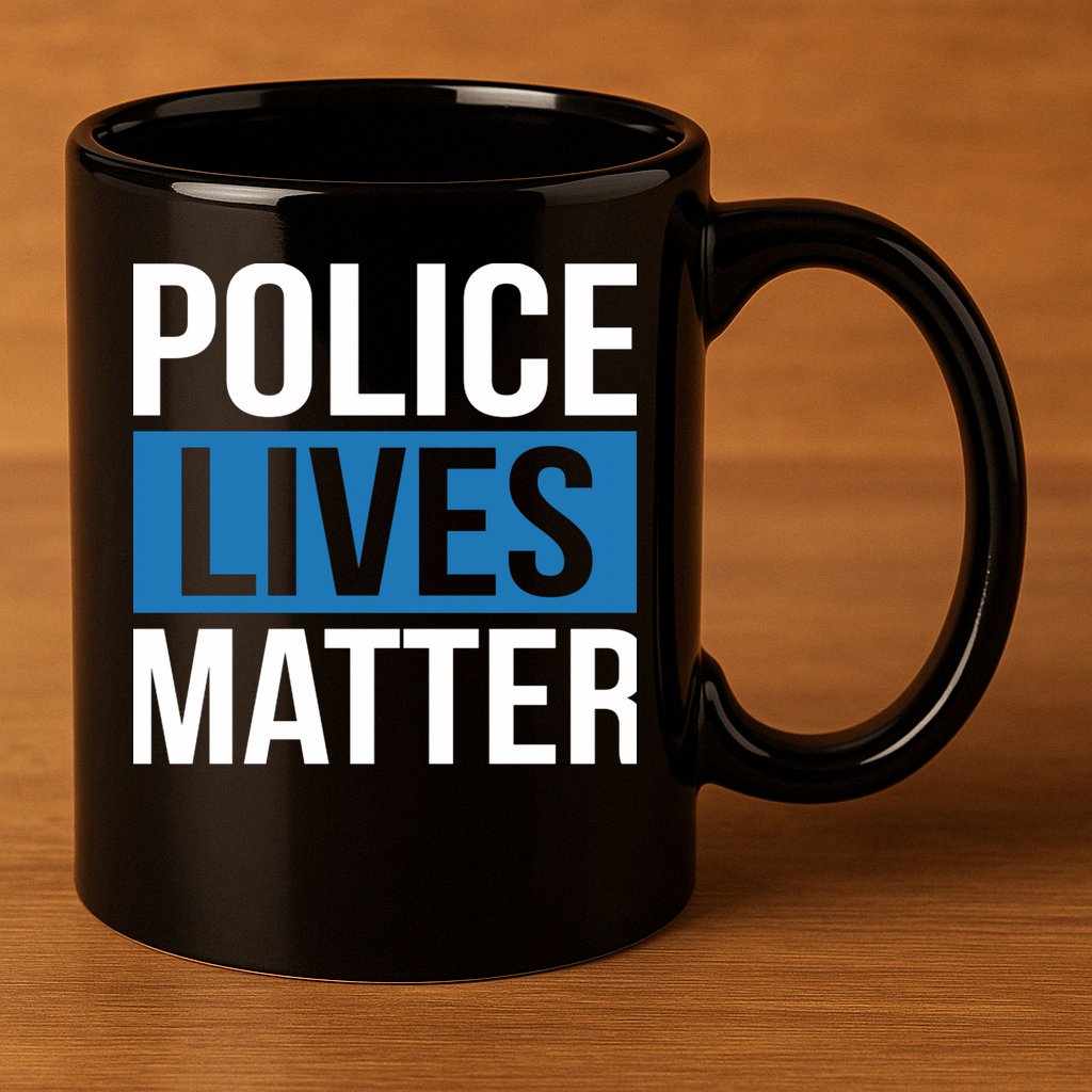 POLICE LIVES MATTER 11oz C Handle Ceramic Mug