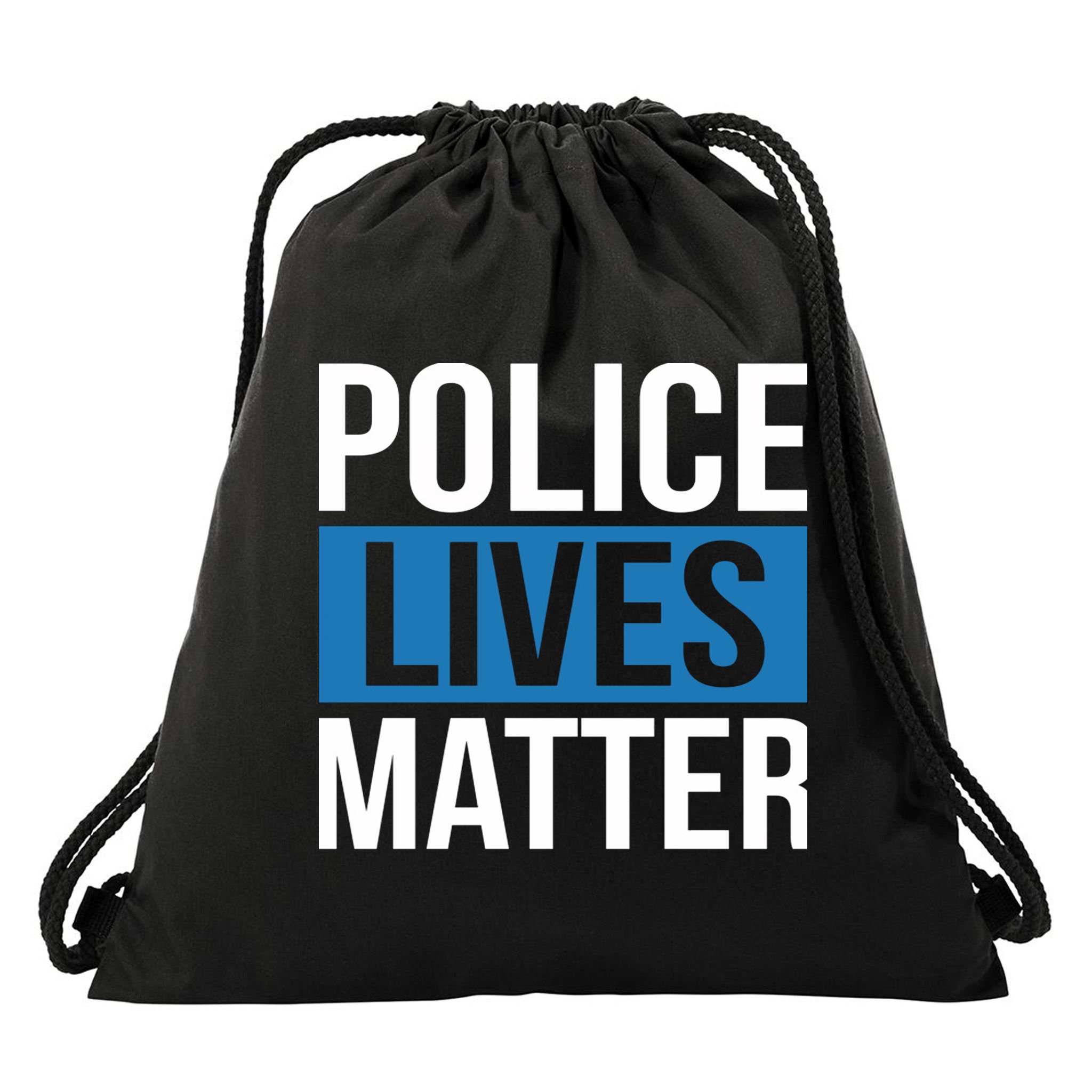 POLICE LIVES MATTER Drawstring Bag
