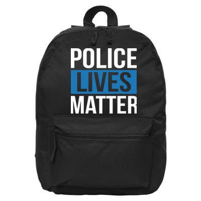 POLICE LIVES MATTER 16 in Basic Backpack