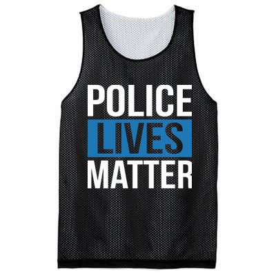POLICE LIVES MATTER Mesh Reversible Basketball Jersey Tank