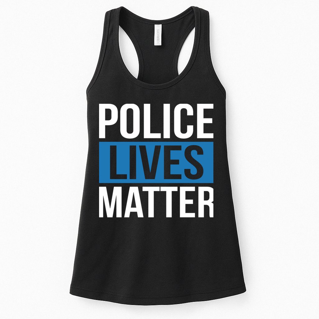 POLICE LIVES MATTER Womens Tank Top