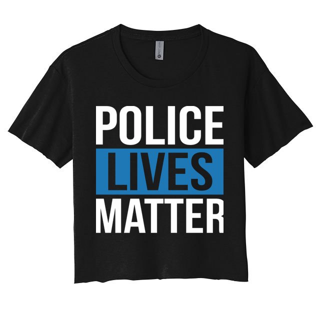 POLICE LIVES MATTER Crop Top