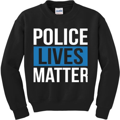 POLICE LIVES MATTER Kids Sweatshirt