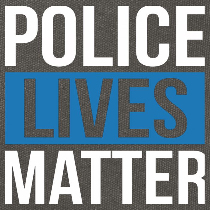 POLICE LIVES MATTER Cotton Canvas Backpack