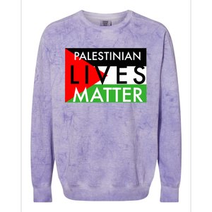 Palestinian Lives Matter Colorblast Crewneck Sweatshirt