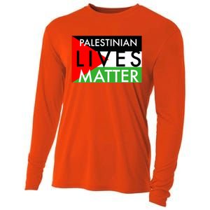 Palestinian Lives Matter Cooling Performance Long Sleeve Crew