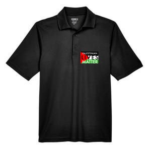 Palestinian Lives Matter Men's Origin Performance Pique Polo