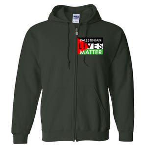 Palestinian Lives Matter Full Zip Hoodie