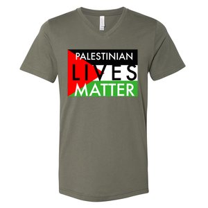 Palestinian Lives Matter V-Neck T-Shirt