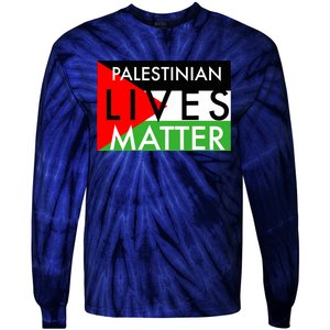 Palestinian Lives Matter Tie-Dye Long Sleeve Shirt