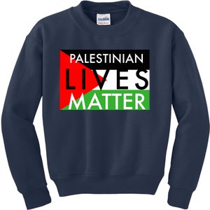 Palestinian Lives Matter Kids Sweatshirt