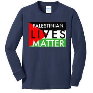 Palestinian Lives Matter Kids Long Sleeve Shirt