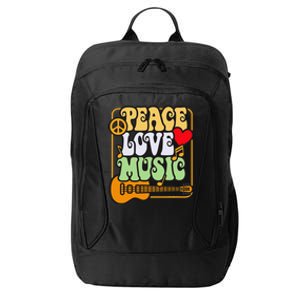 Peace Love Music Lover Festival Girl Boy City Backpack