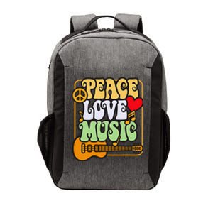 Peace Love Music Lover Festival Girl Boy Vector Backpack